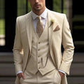 Mens Slim-Fit Light Luxury Suit